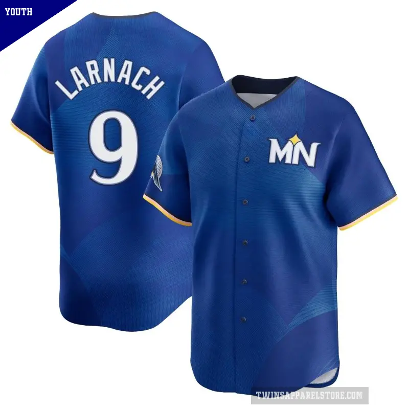 Youth No.9 Trevor Larnach Minnesota Twins Royal Limited 2024 City Connect Jersey